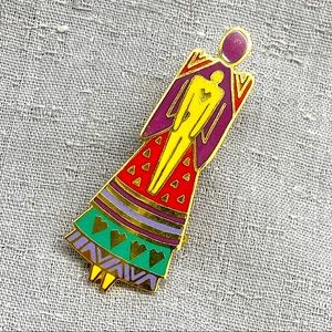 Vintage Eighties Laurel Burch Mother And Child Pin